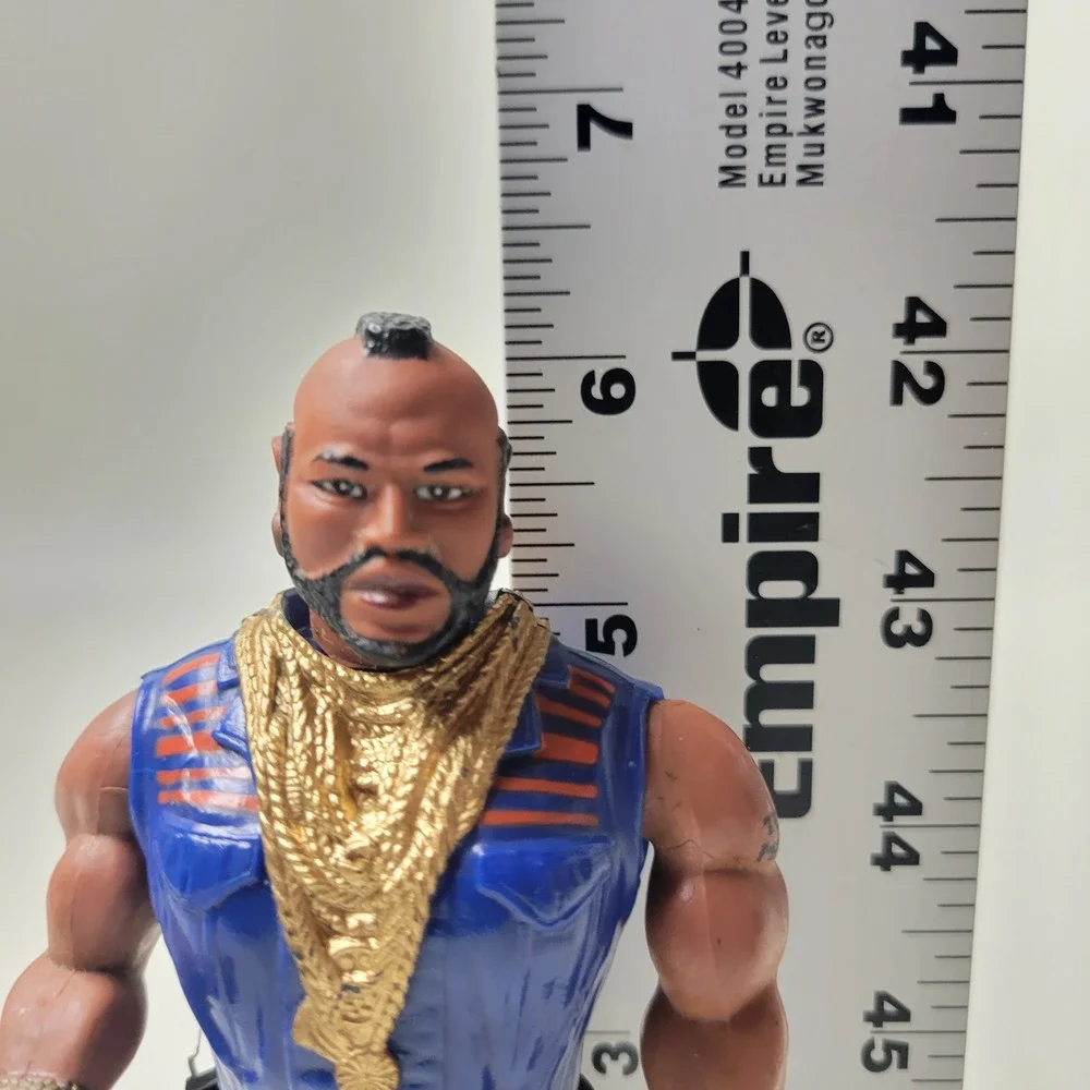 Vintage 1983 Mr. T Action Figure The A-Team Cannell Prod with Belt B.A. Baracus